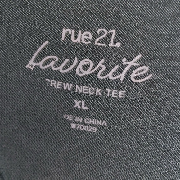 Rue21 Mint Washed Tee with Mini Front Pocket - Picture 2 of 3